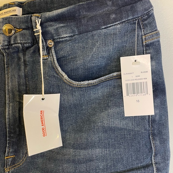Good American Dark Blue Skinny Jeans Good Legs Women’s 16 - Picture 3 of 11